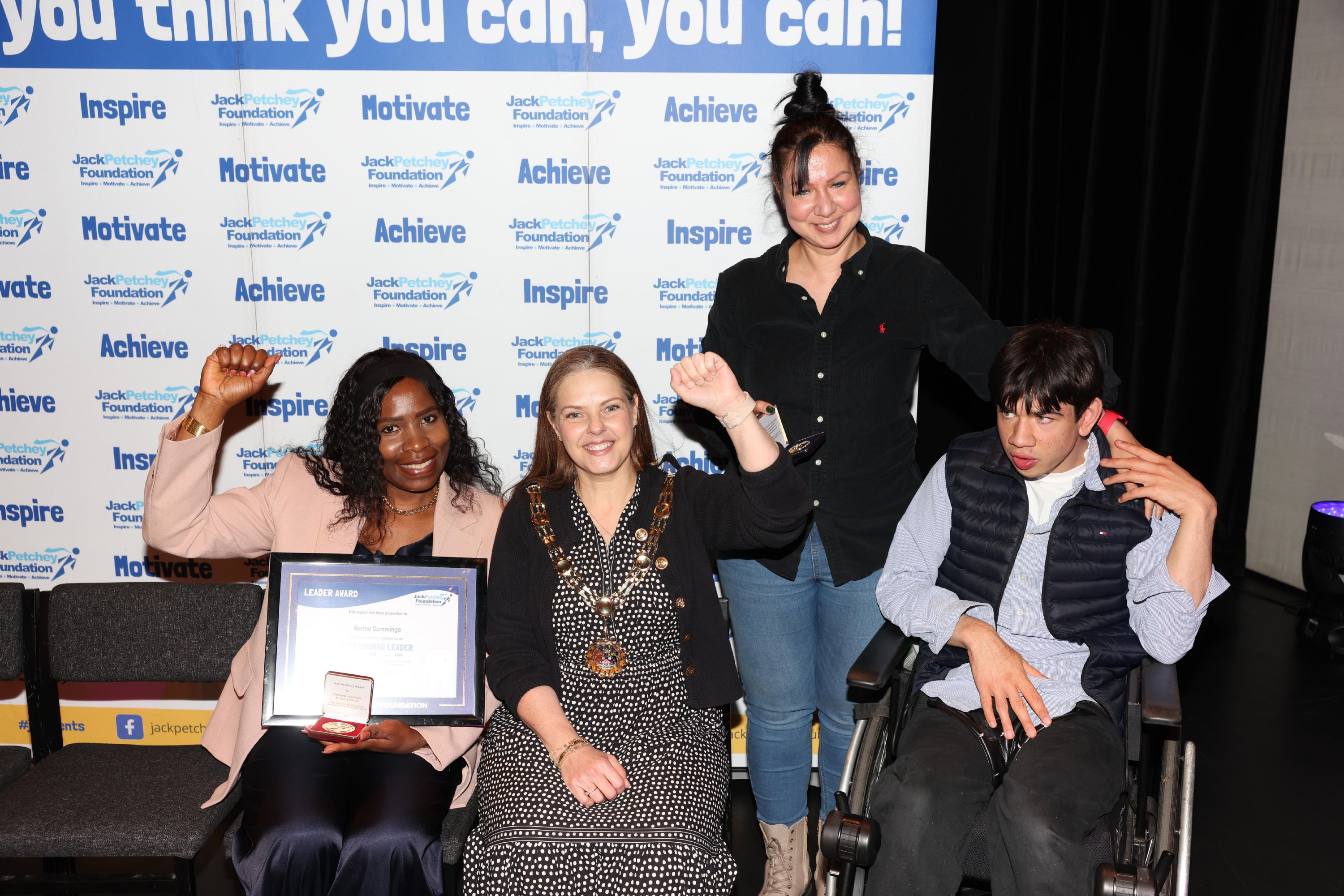 Pupil, and staff at Jack Petchey celebration 